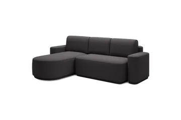Seksjon Eltap Aurumm 285x92x180 cm - Enjoy 05, Mørk grå, Venstre - Møbler - Sofaer - Sovesofaer