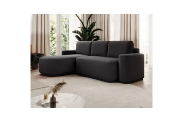 Seksjon Eltap Aurumm 285x92x180 cm - Enjoy 05, Mørk grå, Venstre - Møbler - Sofaer - Sovesofaer