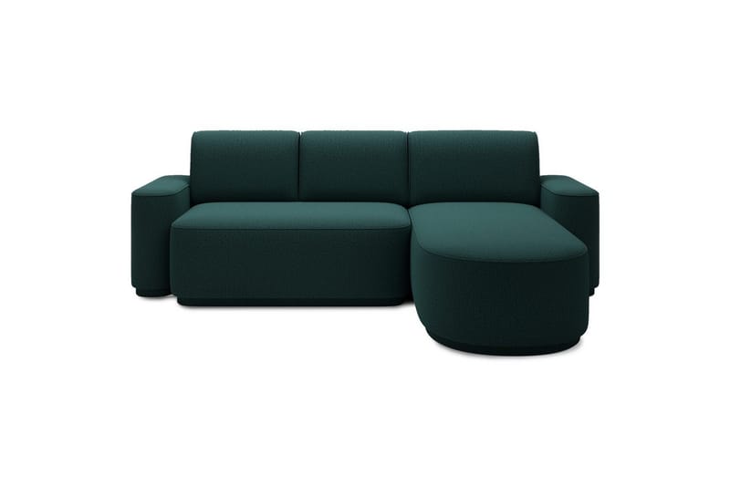 Seksjon Eltap Aurumm 285x92x180 cm - Enjoy 35, Grønn, Høyre - Møbler - Sofaer - Sovesofaer