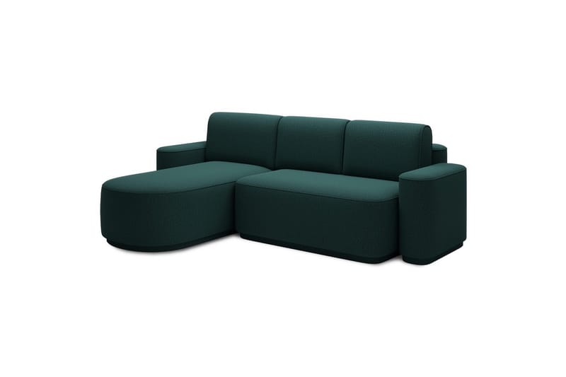 Seksjon Eltap Aurumm 285x92x180 cm - Enjoy 35, Grønn, Venstre - Møbler - Sofaer - Sovesofaer