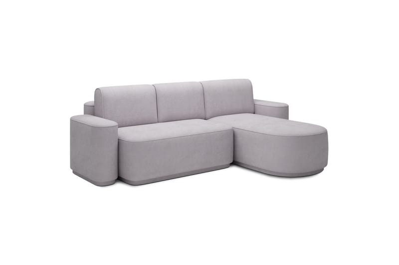 Seksjon Eltap Aurumm 285x92x180 cm - Touch 03, Lys Grå, Høyre - Møbler - Sofaer - Sovesofaer