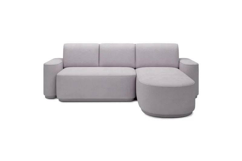 Seksjon Eltap Aurumm 285x92x180 cm - Touch 03, Lys Grå, Høyre - Møbler - Sofaer - Sovesofaer
