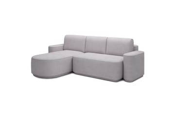 Seksjon Eltap Aurumm 285x92x180 cm - Touch 03, Lys Grå, Venstre - Møbler - Sofaer - Sovesofaer