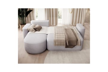 Seksjon Eltap Aurumm 285x92x180 cm - Touch 03, Lys Grå, Venstre - Møbler - Sofaer - Sovesofaer