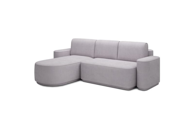 Seksjon Eltap Aurumm 285x92x180 cm - Touch 03, Lys Grå, Venstre - Møbler - Sofaer - Sovesofaer