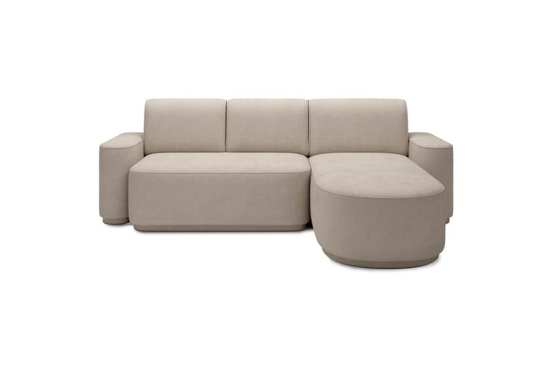Seksjon Eltap Aurumm 285x92x180 cm - Touch 18, Beige, Høyre - Møbler - Sofaer - Sovesofaer
