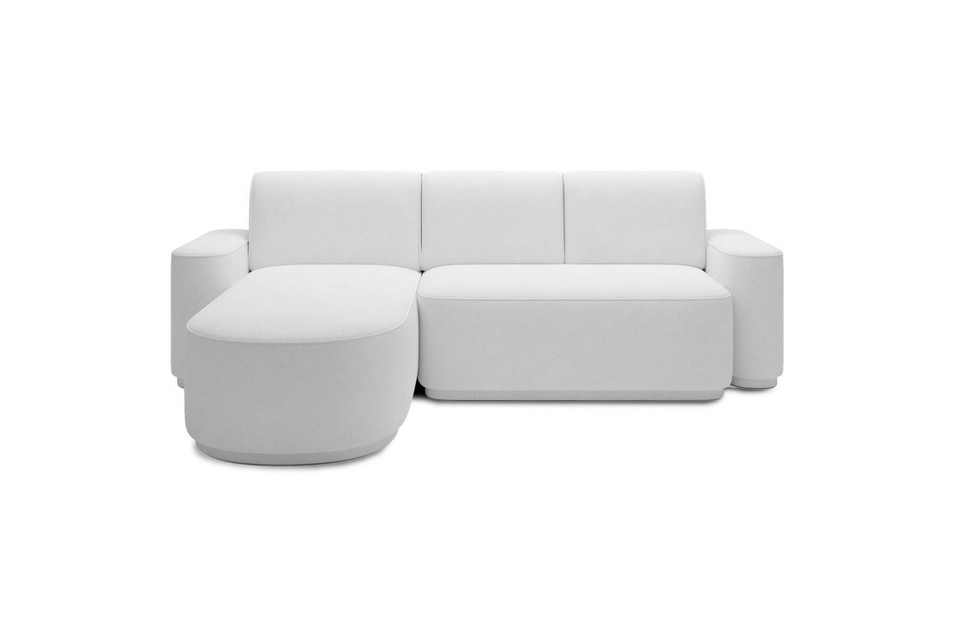 Seksjon Eltap Aurumm 285x92x180 cm - Paolli 01 Hvit, Venstre