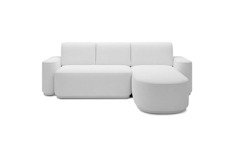 Seksjon Eltap Aurumm 285x92x180 cm - Paolli 01 Hvit, Høyre - Møbler - Sofaer - Sovesofaer