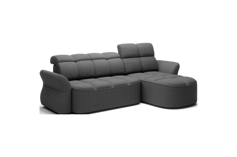 Seksjon Eltap Beneth 301x115x185 cm - Breona 04, Grå, Høyre - Møbler - Sofaer - Sovesofaer