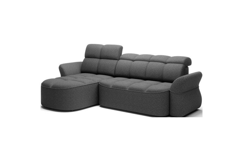 Seksjon Eltap Beneth 301x115x185 cm - Breona 04, Grå, Venstre - Møbler - Sofaer - Sovesofaer