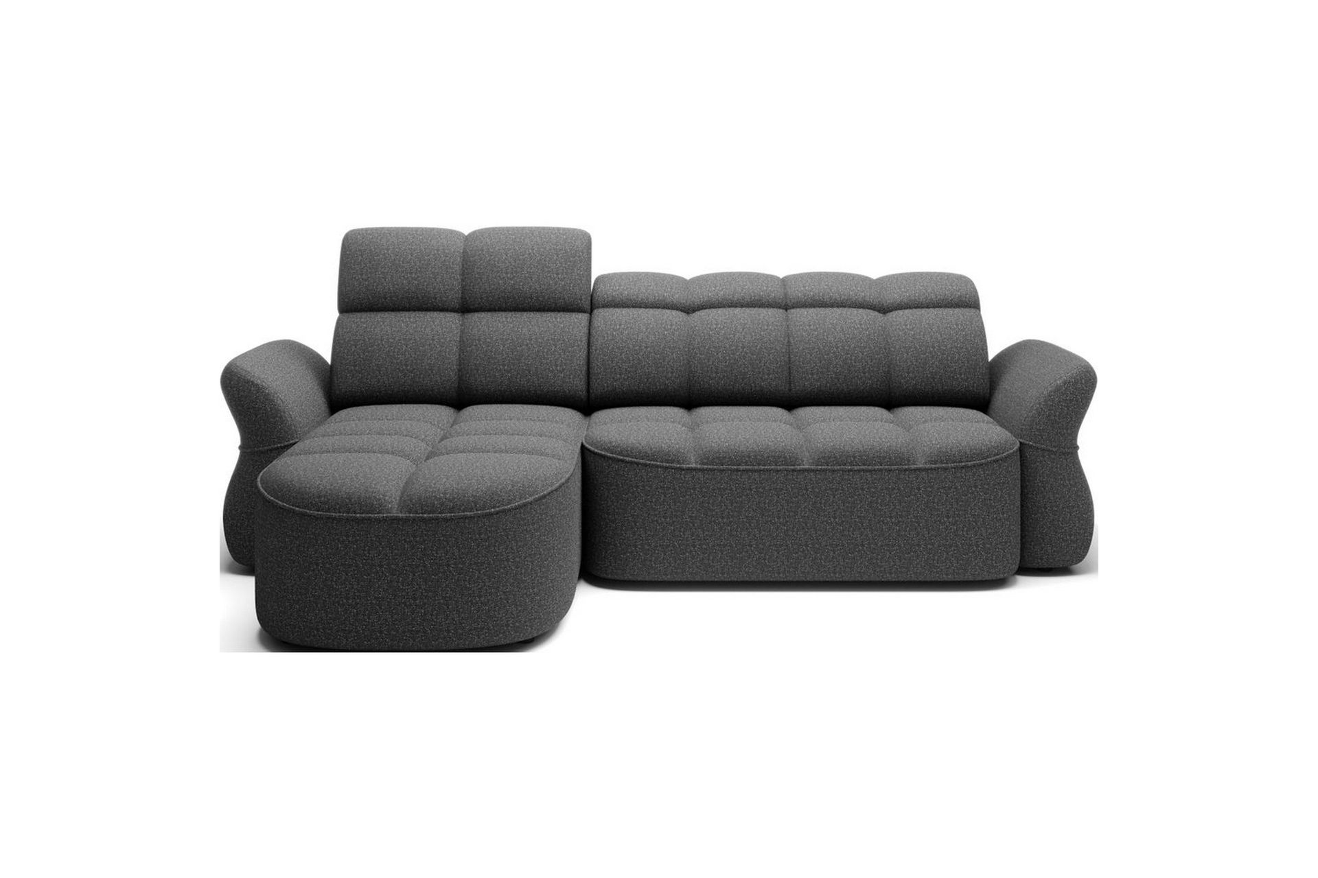 Seksjon Eltap Beneth 301x115x185 cm - Breona 04, Grå, Venstre