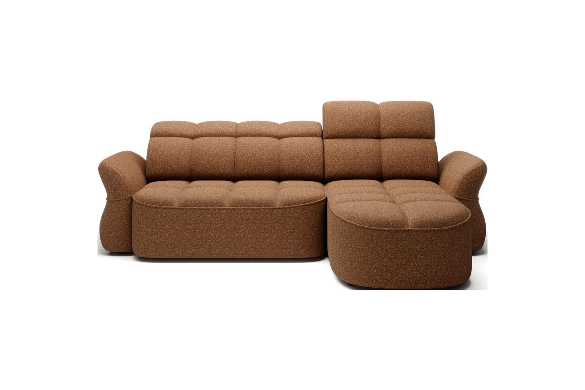 Seksjon Eltap Beneth 301x115x185 cm - Breona 45, Gul, Høyre