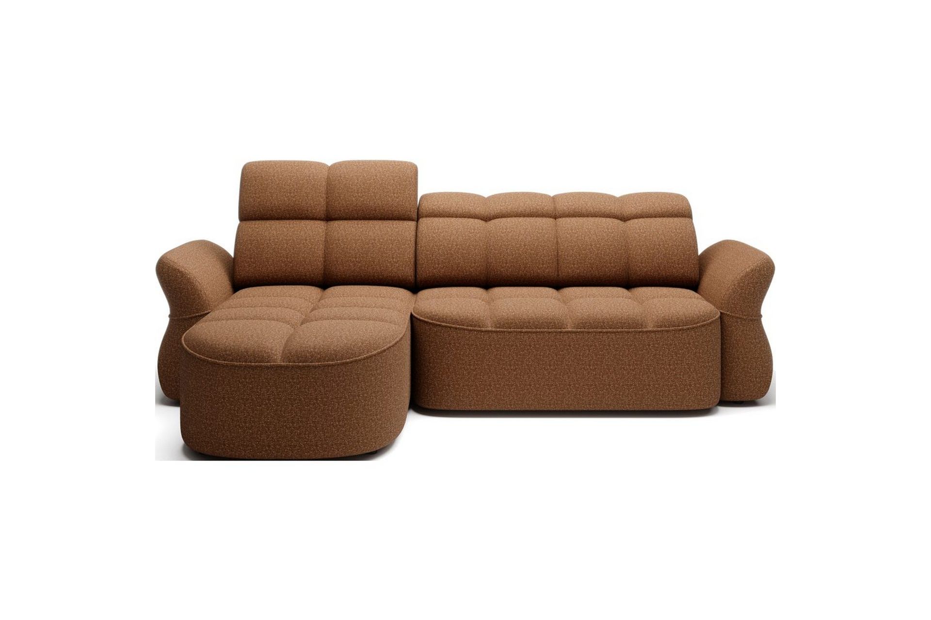Seksjon Eltap Beneth 301x115x185 cm - Breona 45, Gul, Venstre