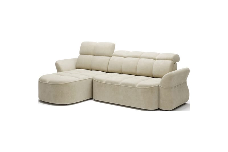 Seksjon Eltap Beneth 301x115x185 cm - Monolith 04, Beige, Venstre - Møbler - Sofaer - Sovesofaer