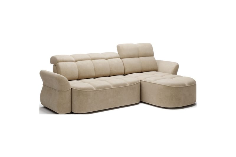Seksjon Eltap Beneth 301x115x185 cm - Nube 20, Beige, Høyre - Møbler - Sofaer - Sovesofaer