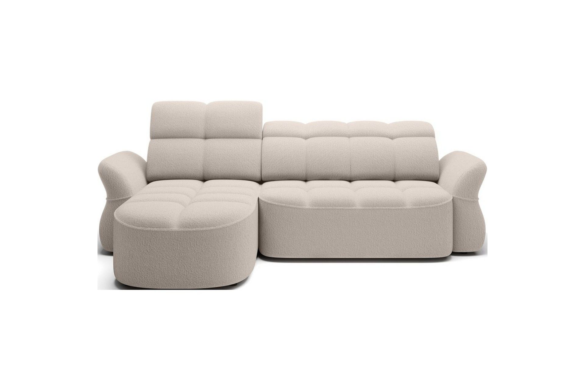 Seksjon Eltap Beneth 301x115x185 cm - Royal 18, Beige, Venstre