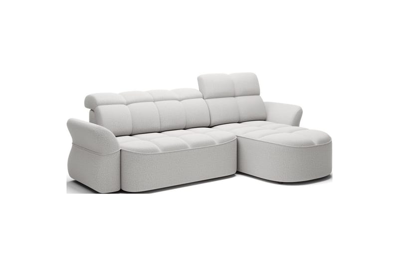 Seksjon Eltap Beneth 301x115x185 cm - Space 03, lys grå, Høyre - Møbler - Sofaer - Sovesofaer