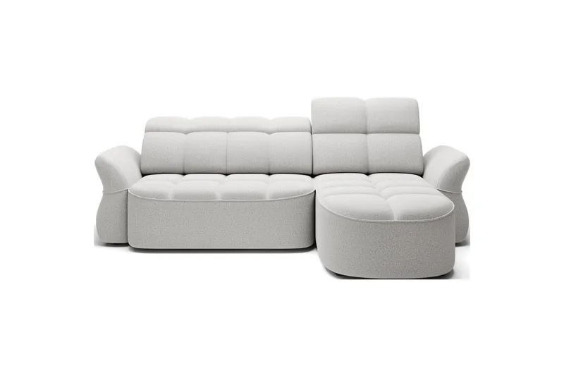 Seksjon Eltap Beneth 301x115x185 cm - Space 03, lys grå, Høyre - Møbler - Sofaer - Sovesofaer