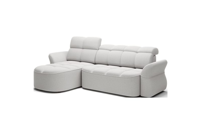 Seksjon Eltap Beneth 301x115x185 cm - Space 03, lys grå, Venstre - Møbler - Sofaer - Sovesofaer