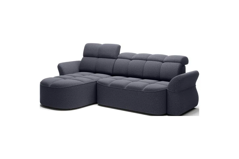 Seksjon Eltap Beneth 301x115x185 cm - Space 40, blå, Venstre - Møbler - Sofaer - Sovesofaer