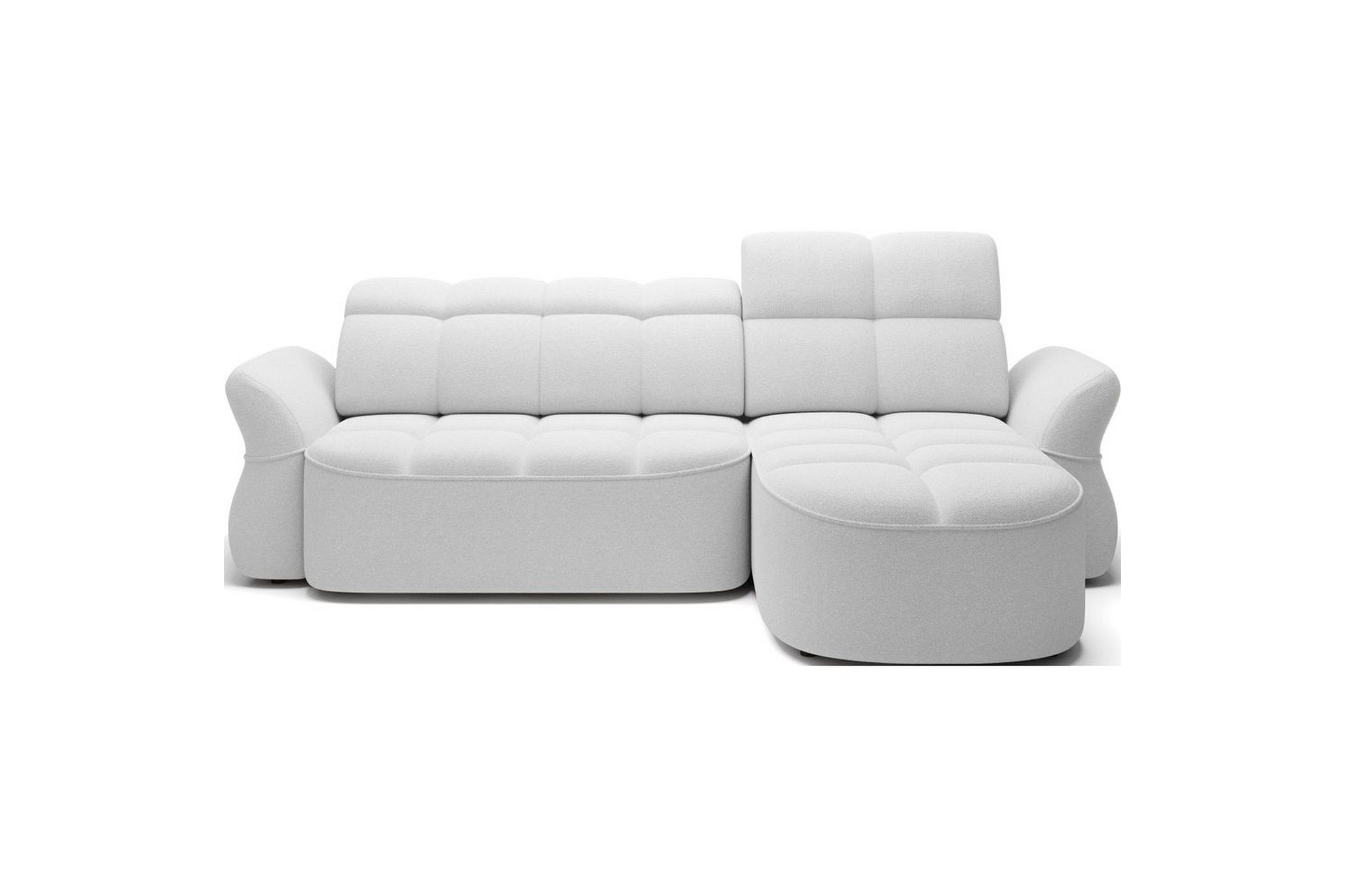 Seksjon Eltap Beneth 301x115x185 cm - Paolli 01 Hvit, Høyre
