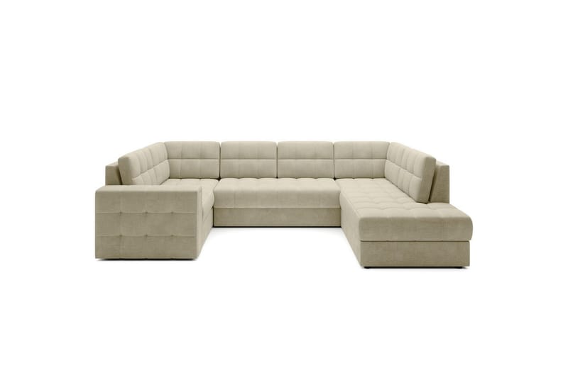 Seksjon Eltap Blewett 299x198x82 cm - Monolith 04, Beige, Høyre - Møbler - Sofaer - Sovesofaer