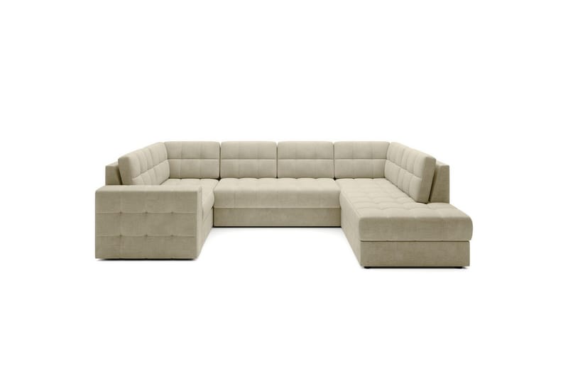 Seksjon Eltap Blewett 299x198x82 cm - Monolith 04, Beige, Høyre - Møbler - Sofaer - Sovesofaer