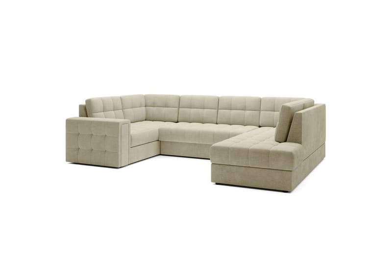 Seksjon Eltap Blewett 299x198x82 cm - Monolith 04, Beige, Høyre - Møbler - Sofaer - Sovesofaer