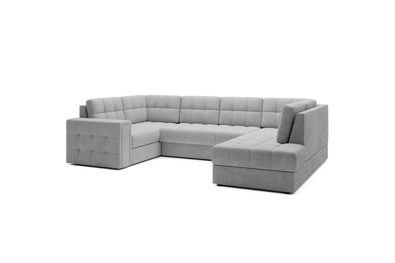 Seksjon Eltap Blewett 299x198x82 cm - Monolith 84, Lys Grå, Høyre - Møbler - Sofaer - Sovesofaer