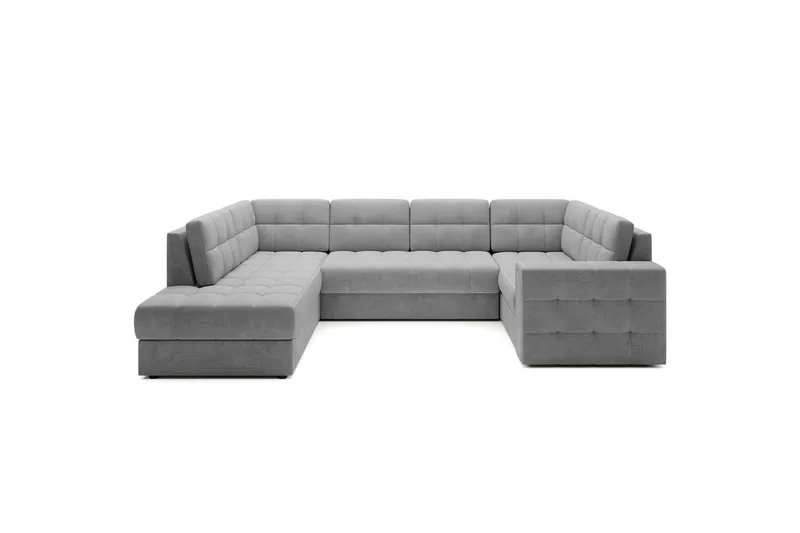 Seksjon Eltap Blewett 299x198x82 cm - Monolith 85, Grå, Venstre - Møbler - Sofaer - Sovesofaer