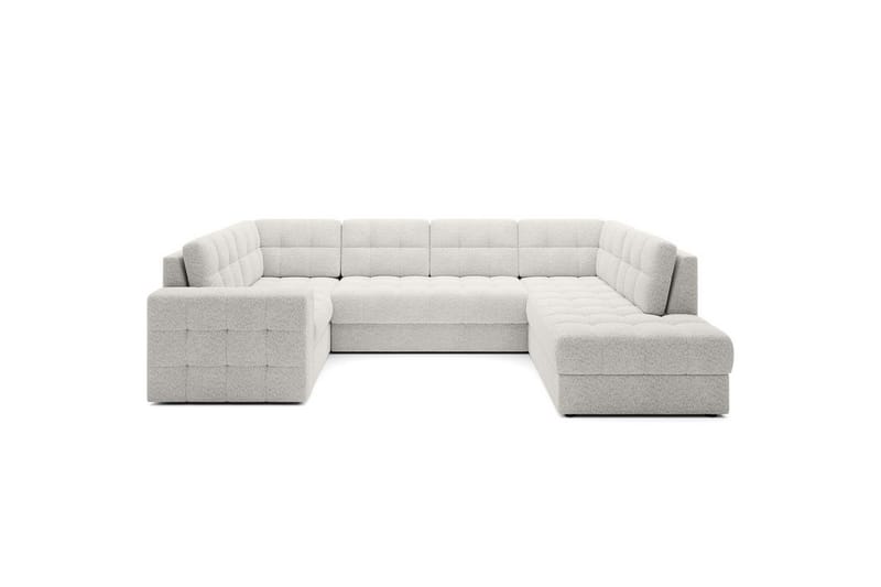 Seksjon Eltap Blewett 299x198x82 cm - Royal 01, Hvit, Høyre - Møbler - Sofaer - Sovesofaer