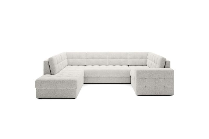 Seksjon Eltap Blewett 299x198x82 cm - Royal 01, Hvit, Venstre - Møbler - Sofaer - Sovesofaer