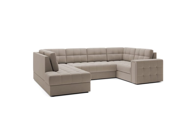 Seksjon Eltap Blewett 299x198x82 cm - Sola 18, Beige, Venstre - Møbler - Sofaer - Sovesofaer