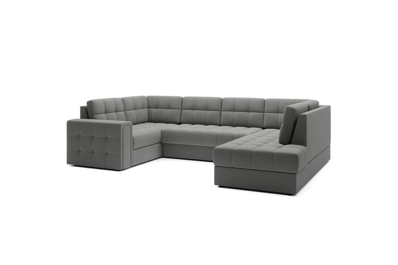 Seksjon Eltap Blewett 299x198x82 cm - Sola 4, Grå, Høyre - Møbler - Sofaer - Sovesofaer