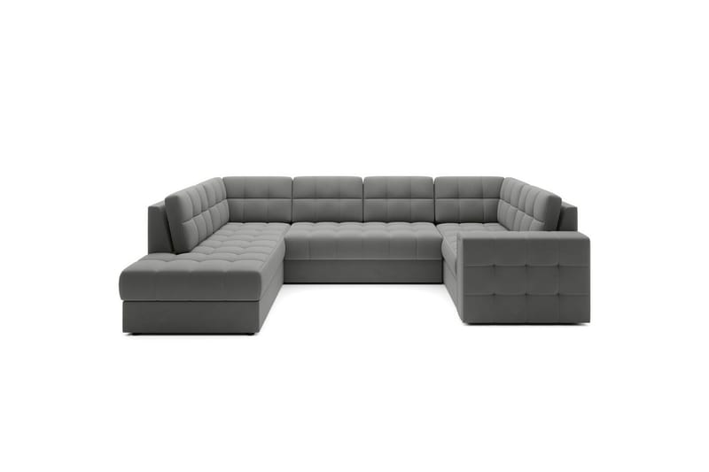 Seksjon Eltap Blewett 299x198x82 cm - Sola 4, Grå, Venstre - Møbler - Sofaer - Sovesofaer