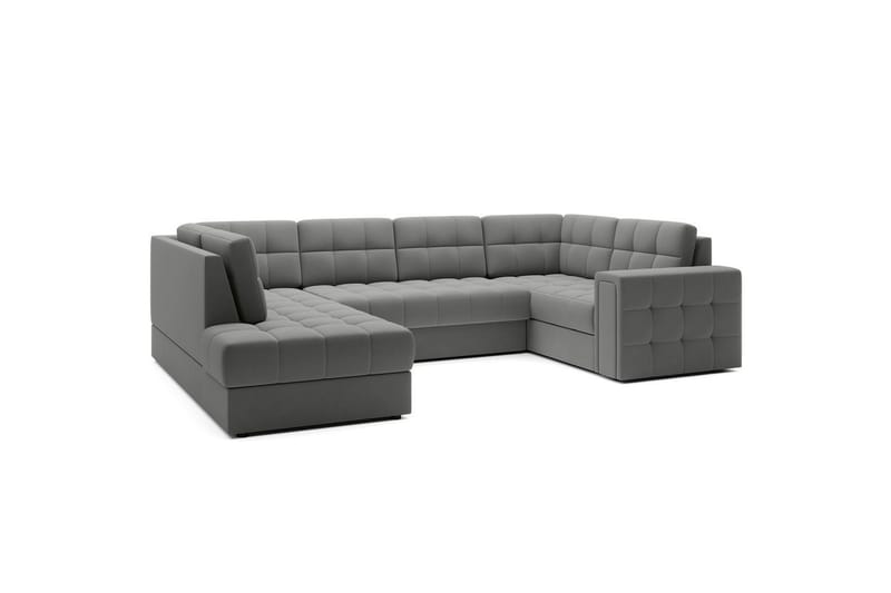 Seksjon Eltap Blewett 299x198x82 cm - Sola 4, Grå, Venstre - Møbler - Sofaer - Sovesofaer