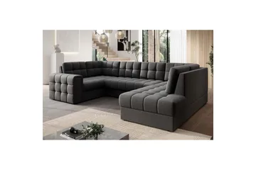 Seksjon Eltap Blewett 299x198x82 cm - Sola 6, Mørk grå, Høyre - Møbler - Sofaer - Sovesofaer