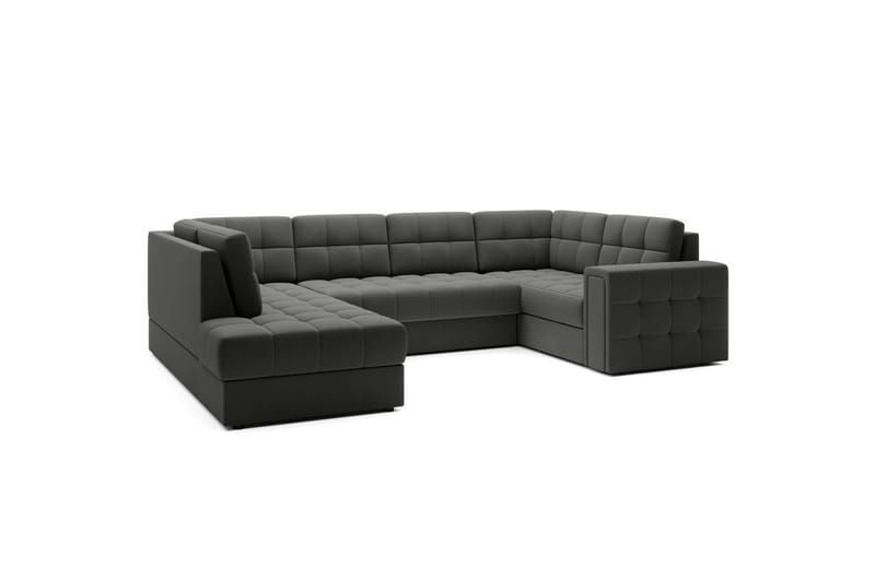 Seksjon Eltap Blewett 299x198x82 cm - Sola 6, Mørk grå, Venstre - Møbler - Sofaer - Sovesofaer