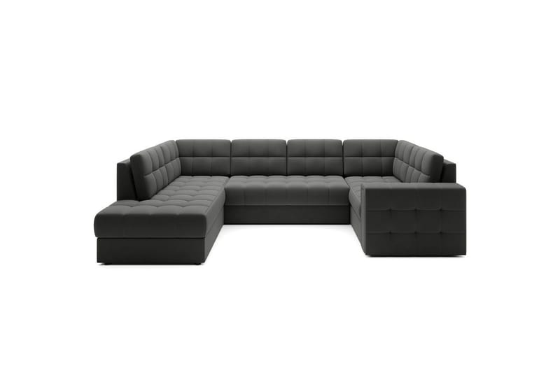Seksjon Eltap Blewett 299x198x82 cm - Sola 6, Mørk grå, Venstre - Møbler - Sofaer - Sovesofaer