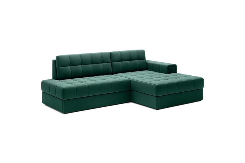 Seksjon Eltap Blezalt 240x150x82 cm - Lukso 35, Grønn, Høyre - Møbler - Sofaer - Sovesofaer