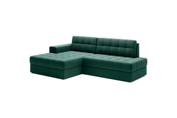 Seksjon Eltap Blezalt 240x150x82 cm - Lukso 35, Grønn, Venstre - Møbler - Sofaer - Sovesofaer