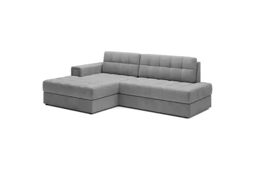 Seksjon Eltap Blezalt 240x150x82 cm - Monolith 85, Grå, Venstre - Møbler - Sofaer - Sovesofaer