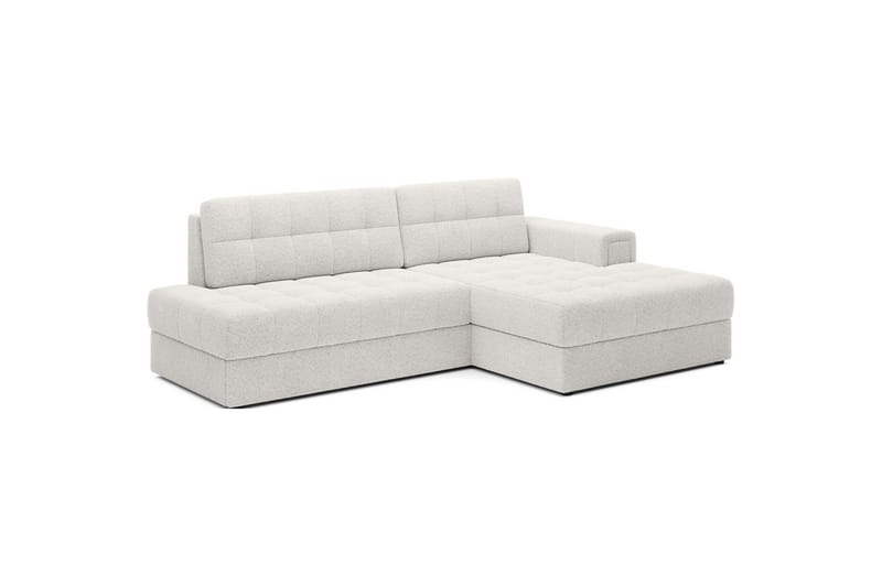 Seksjon Eltap Blezalt 240x150x82 cm - Royal 01, Hvit, Høyre - Møbler - Sofaer - Sovesofaer