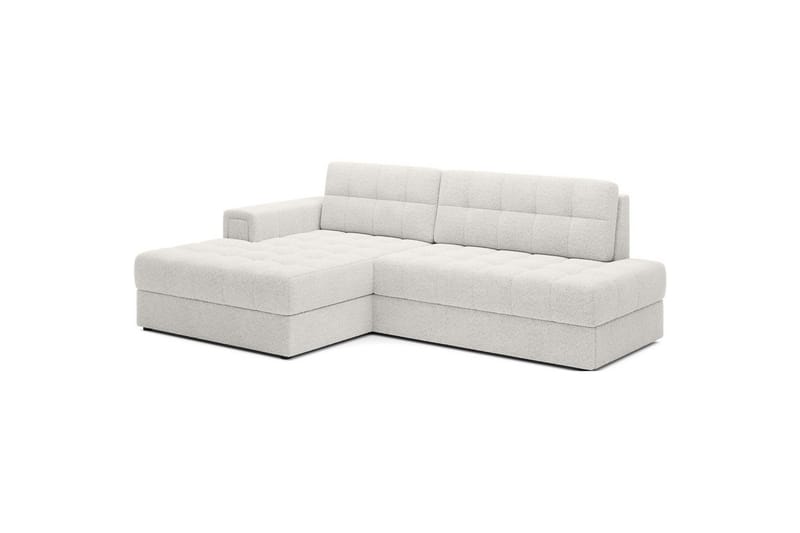 Seksjon Eltap Blezalt 240x150x82 cm - Royal 01, Hvit, Venstre - Møbler - Sofaer - Sovesofaer