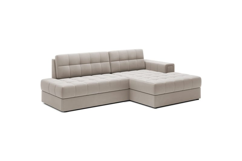 Seksjon Eltap Blezalt 240x150x82 cm - Sola 18, Beige, Høyre - Møbler - Sofaer - Sovesofaer