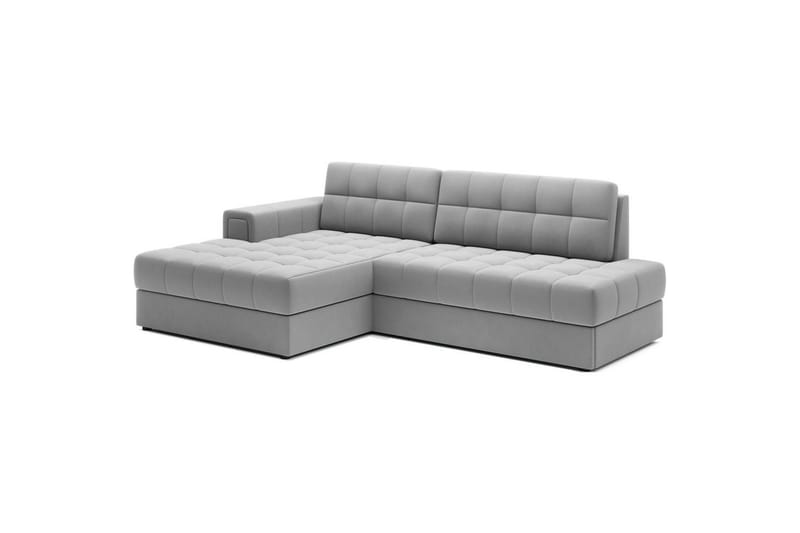 Seksjon Eltap Blezalt 240x150x82 cm - Sola 4, Grå, Venstre - Møbler - Sofaer - Sovesofaer