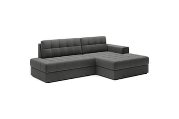 Seksjon Eltap Blezalt 240x150x82 cm - Sola 6, Mørk grå, Høyre - Møbler - Sofaer - Sovesofaer