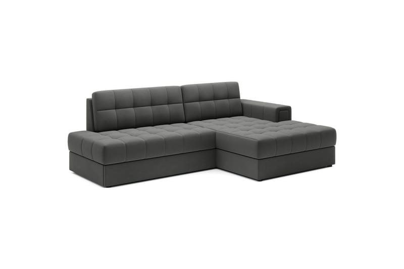 Seksjon Eltap Blezalt 240x150x82 cm - Sola 6, Mørk grå, Høyre - Møbler - Sofaer - Sovesofaer