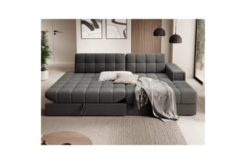 Seksjon Eltap Blezalt 240x150x82 cm - Sola 6, Mørk grå, Høyre - Møbler - Sofaer - Sovesofaer