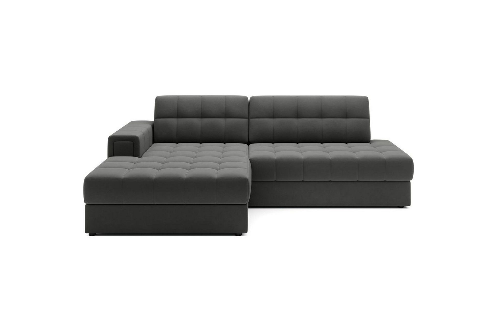 Seksjon Eltap Blezalt 240x150x82 cm - Sola 6, Mørk grå, Venstre
